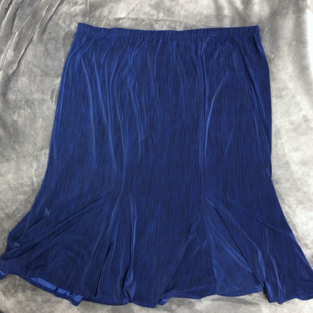 Antthony Original Royal Blue Fit and Flare Skirt